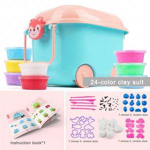 Ultra Light 36-Color Set Non-Toxic Super Soft Toy Plasticine Girl Space Air <b>Modeling</b> Tools Dry <b>Clay</b> Stress Playdough Slime - Product Image 5