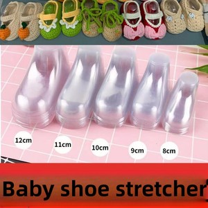 Vente en gros de chaussettes pour bébé en plastique transparent PVC moule pour chaussures en <span class=keywords><strong>laine</strong></span> civière modèle pour bébé chaussettes de 1mm d'épaisseur fabricant ponctuel - Product Image 5