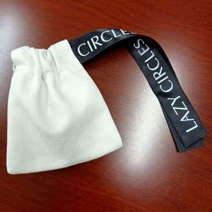 13*18 Cm Logo Printed 12oz Storage <strong>Drawstring</strong> Tote <strong>Bag</strong> Custom Cotton Cosmetic <strong>Drawstring</strong> Pouch <strong>Bag</strong> for Promotion - Product Image 2