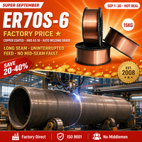 ER70S-6 MIG-Schweißdraht 1,2mm 0,8mm 15kg/Spule Massiver Weichstahl AWS A5.18 SG2 Direkt ab Werk
