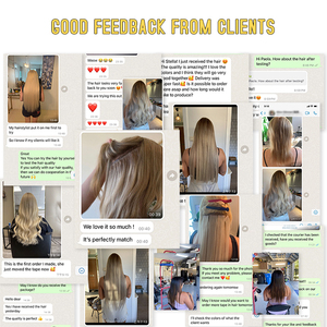 Extensiones de Cabello con Cinta Adhesiva Invisible LeShine, Cabello Virgen Ruso Inyectado, Cabello Humano 100% Real Ruso - Product Image 5