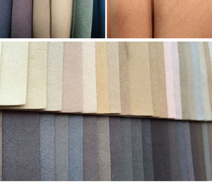 Double-side Suede <strong>PU</strong> Artificial <strong>Leather</strong> for Shoes Lining, Packing, Display, Accessories, Jewelry Box Waterproof Anti-mildew - Product Image 2