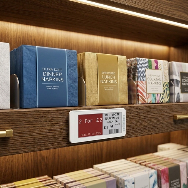 Hot-Sales Picksmart 2.9 Inch Ble Electronic Shelf Label Digital Epaper Price Tag EPD E-ink E Paper Display 3 Colors Price Tag