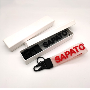 Heavy Duty Soft Material Thick PVC Strap Keychain Other Lanyard