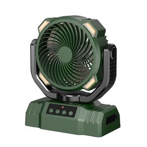 Ventilateur de camping portable à LED 10000 mAh, alimenté par batterie, USB, suspendable, télécommande, rechargeable - Product Image 1