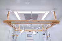Lámpara Quirúrgica Móvil LED sin Sombra para Hospital, de Aleación de Aluminio, con 48 Perlas OSRAM, para Cirugía Animal