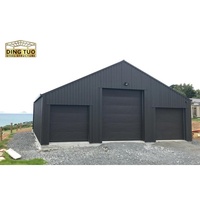 Abri pour élevage de chèvres, ossature en acier lourd, entrepôt préfabriqué avec soudure, structure en acier à grande portée, abri pour bétail