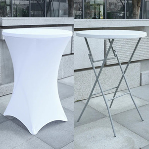 Mesa de Cóctel Plegable de HDPE al por Mayor, Mesa Redonda Portátil de Plástico para <span class=keywords><strong>Bar</strong></span>, para <span class=keywords><strong>Alquiler</strong></span> en Bodas, Eventos y Fiestas - Product Image 5