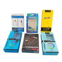 Boîtes d'emballage de produits en papier de petite taille, imprimées en couleur sur mesure, avec fenêtre pour la vente au détail