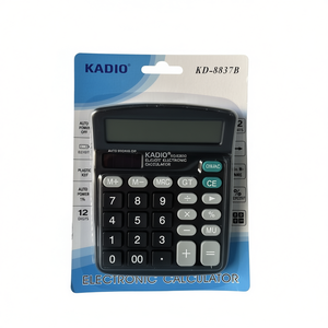 เครื่องคิดเลขอิเล็กทรอนิกส์ KADIO KD-8837B 12 หลัก พร้อมระบบปิดอัตโนมัติและปุ่มพลาสติก สำหรับใช้ในสำนักงาน - Product Image 3