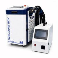 Nouveau soudeur laser à fibre portatif 1500W, refroidissement par eau, soudez comme un pro, aucun ouvrier qualifié nécessaire, garantie 1 an
