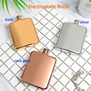 กระติกน้ำสแตนเลส SILVERJET ขนาด 6 ออนซ์ 8 ออนซ์ พร้อมซองหนัง ปลอดสาร BPA เหมาะสำหรับเป็นของขวัญ ใช้ในรถยนต์ บ้าน สำนักงาน - Product Image 3