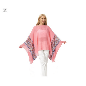 Pull de style ethnique 135*140CM avec poignets brodés - Product Image 1