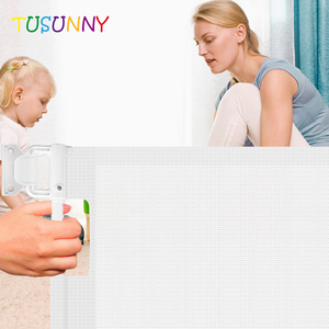 Barrière de sécurité pour enfants, barrière de sécurité pour bébé, filet de sécurité pour <span class=keywords><strong>escalier</strong></span>, barrière de sécurité pour bébé facile à déplacer, barrière de sécurité pour porte - Product Image 2