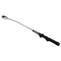 Bâton d'entraînement de golf en acier chromé pour débutants – Aide à la pratique du swing, tempérament et force, 65 cm, pour entraînement personnel