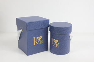 Combinazione quadrata rotonda portatile ti amo regalo confezione di fiori negozio di fiori - Product Image 6