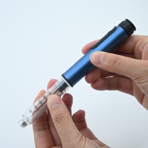 <span class=keywords><strong>Stylo</strong></span> d'injection d'<span class=keywords><strong>insuline</strong></span> réutilisable en métal 0-80 UI V1Injection Pen - Product Image 4