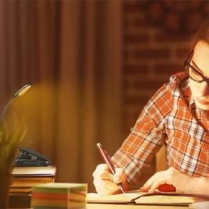 Lampe de lecture portable à clip LED 9 lumières, blanc chaud, 3 températures de couleur, 9 niveaux de luminosité, rechargeable, flexible et réglable - Product Image 3