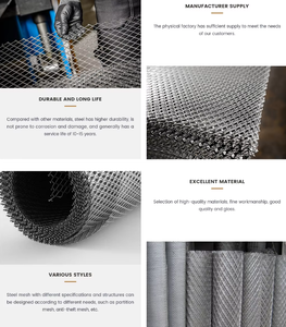 Maille métallique expansée en acier inoxydable et aluminium thermolaqué de haute qualité, sur mesure, pour la construction, <span class=keywords><strong>prix</strong></span> direct usine - Product Image 5