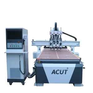 Bộ Định Tuyến CNC Starma CNC 1325 Tuyến Tính Atc Với Trục Khoan Bên