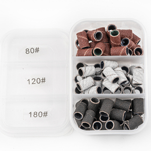 <strong>2025</strong> Custom Nail Sanding Circle Grinding Head 80 120 180 Sandpaper Nail <strong>Drill</strong> <strong>Bits</strong> Polishing Bands - Product Image 4