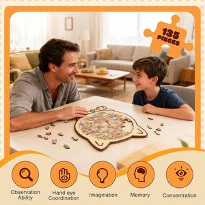 <span class=keywords><strong>Puzzle</strong></span> en <span class=keywords><strong>bois</strong></span> en forme de <span class=keywords><strong>chat</strong></span> coloré personnalisé de 135 pièces, <span class=keywords><strong>puzzle</strong></span> en <span class=keywords><strong>bois</strong></span> en forme de <span class=keywords><strong>chat</strong></span>, <span class=keywords><strong>puzzle</strong></span> en <span class=keywords><strong>bois</strong></span> en forme d'animal, cadeaux créatifs - Product Image 4