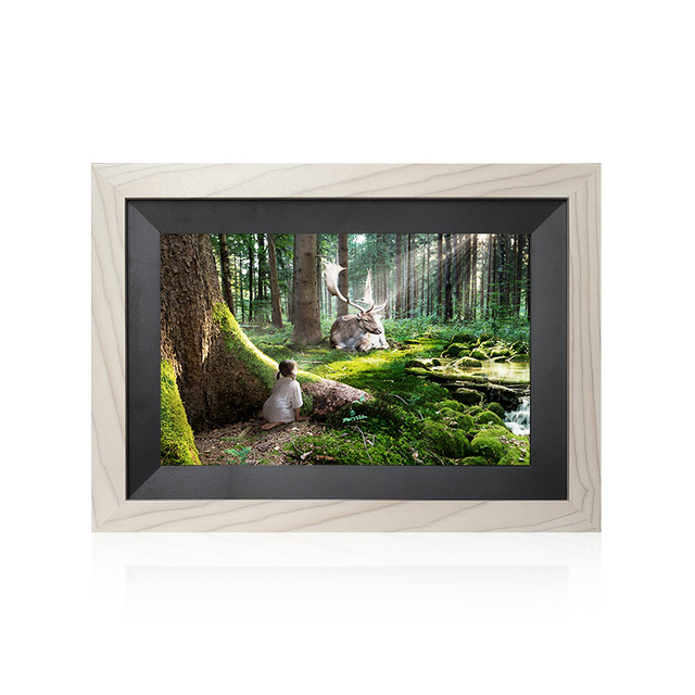 32 Inch Smart Digital Art Frame Video Playback WiFi HD Display Wall Mountable Auto Play Android OS Fine Paintings Photos Artwork