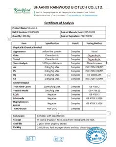 Poudre de soin de la peau Vitamine a Rétinol Poudre de <span class=keywords><strong>palmitate</strong></span> de vitamine a pure <span class=keywords><strong>Palmitate</strong></span> de rétinol - Product Image 2