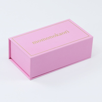 Boîte cadeau en papier recyclable de luxe WALKIN de couleur rose avec fermeture magnétique rigide personnalisée pour l'emballage de parfum individuel avec insert en EVA