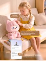 Robot compagnon IA interactif en peluche pour enfants, apprentissage des langues, racontage d'histoires, cadeau, robot de service en silicone