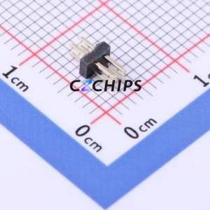 DW127R-22-04-23 Pin Header Through hole Component (THT),P=1.27mm Connector 2x2P 1.27mm 1.27mm Pin Header - Product Image 2