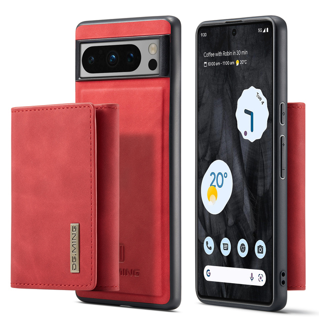 For Google Pixel 9 8 7 6 8A 7A Pixel8 Pixel9 Pixel10 10 Pro XL Cover MING M1 Magnetic Detachable Wallet Retro Leather Phone Case