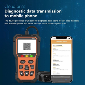 Lecteur de code universel <span class=keywords><strong>EDSUN</strong></span> EDS-V521 avec écran couleur haute qualité de 2,8 pouces, interface OBD2, outil de diagnostic multilingue - Product Image 4