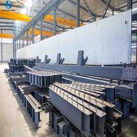 Vigas de Acero Q355 para Techos de Edificios Prefabricados, Servicio Integral, Estructura de Construcción Estable Soldada a Medida