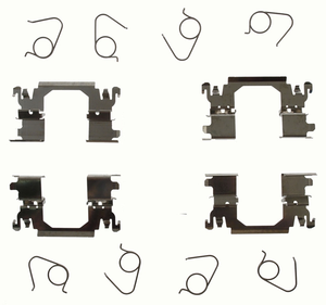 Kit de quincaillerie de plaquettes de <span class=keywords><strong>frein</strong></span> à disque <span class=keywords><strong>avant</strong></span> Frontech avec accessoires d'étrier pour des kits de réparation de <span class=keywords><strong>frein</strong></span> pratiques - Product Image 1
