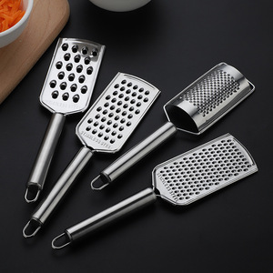 Ensemble de râpes manuelles en acier inoxydable en gros, râpe à <span class=keywords><strong>fromage</strong></span> multifonctionnelle et trancheuse à légumes pour la cuisine - Product Image 2