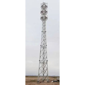Columna de estructura de acero con celosía Angular, Radio de comunicación de 3 patas, Isp de 3 patas, antena galvanizada independiente, torre de 100 metros - Product Image 3