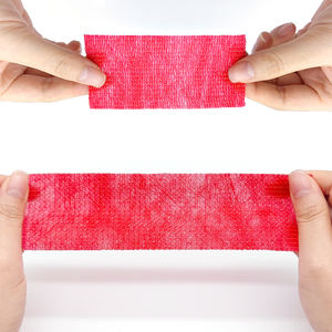 Ruban <span class=keywords><strong>de</strong></span> sport cohésif auto-adhésif en latex <span class=keywords><strong>de</strong></span> coton non tissé rose pour bandages d'athlètes - Product Image 3