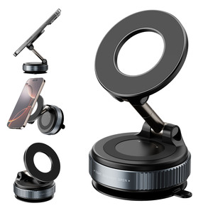 Supporto Magnetico Flessibile in Lega per Telefono, Doppio Lato, per Scrivania, Parete, Auto, con <span class=keywords><strong>Ventosa</strong></span> per Parabrezza e Cruscotto - Product Image 1
