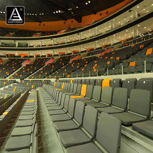 Système de sièges télescopiques pour tribunes de terrain de <span class=keywords><strong>basket</strong></span>-ball, système de sièges rétractables pour gymnase intérieur, système de sièges rétractables pour stade - Product Image 5