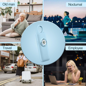 130db Cute Emergency Safe Sound Rainbow Smart Personal <b>Safety</b> SOS Alerts with Key <b>Chain</b> Self Defense for Woman Kids Elderly - Product Image 4