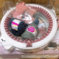 Machine à tricoter manuelle DIY à 48 aiguilles, idéale pour la maison, pour la confection de bandes élastiques et de chaussettes – Nouveauté très demandée