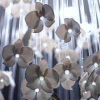 Lustre moderne en verre ANNO pour projets d'appartements de luxe