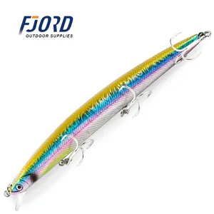 FJORD en iyi balık 145mm/19g yüzen balıkçılık Lures minnow Saltwaterthe üreticileri balıkçılık Lures yüksek kalite