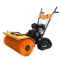 Souffleuse à neige compacte à chenilles de type poussé avec système de purge thermique et procédé de nettoyage/décapage acide pour l'élimination de la neige résidentielle et communautaire