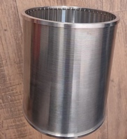 Filtre à fil cannelé Johnson, fil cannelé Johnson Super Duplex pour puits d'eau, tube filtrant à fil cannelé pour forage de puits