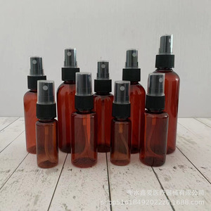 Pet Spray <b>Bottle</b> 50Ml Press <b>Pump</b> <b>Dispenser</b> For Personal Care Cylinder Shape Sealing Type - Product Image 2