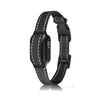 Collier de dressage pour chat sans choc, 1000 m, IPX7, rechargeable, avec vibrations et bip, en nylon et silicone, pour la correction du comportement du chat