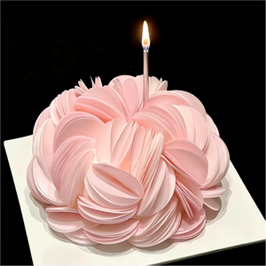 Papel de Azúcar Comestible Redondo de 0.35mm para Decoración de Pasteles, Color Blanco y Rosa, para Cumpleaños, Bodas, Fiestas, Postres - Product Image 3