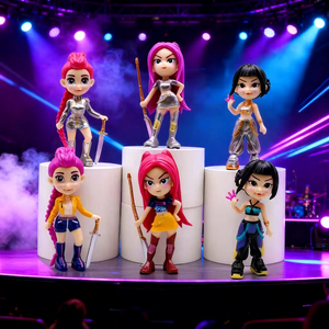 Figuras de PVC de la Serie Chibi Witch Hunters <span class=keywords><strong>Tiger</strong></span> Star / Figuras de Disfraces <span class=keywords><strong>X</strong></span> Stage, Modelos Decorativos de Escritorio al por Mayor - Product Image 2